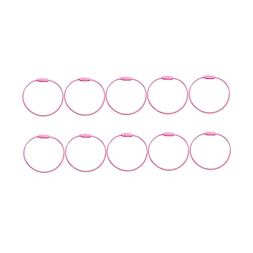 SOIMISS 10stücke Kreative Schlüsselringe Metall Fashion Retro Einfache Und Langlebige Schlüsselanhänger Für Schlüssel Vielseitige Verwendung Leicht Zu Installieren Aus Robustem von SOIMISS