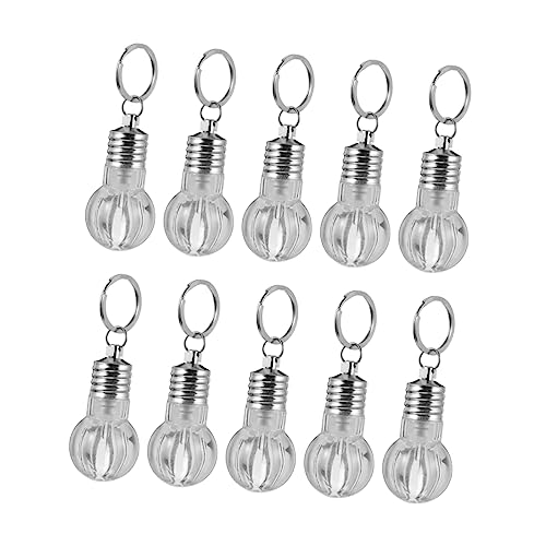 SOIMISS 10stücke Led Schlüsselanhänger Glühbirne Kreative Taschenanhänger Für Autoschlüssel Modische Schlüsselhalter Für Frauen Und Freunde von SOIMISS