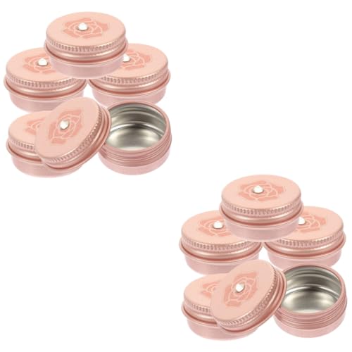 SOIMISS 10stücke Tragbare Lip Balm Dosen Mit Schraubverschluss Praktische Kosmetikbehälter Für Reisen Für Lippenpflege Und Hautpflegeprodukte von SOIMISS