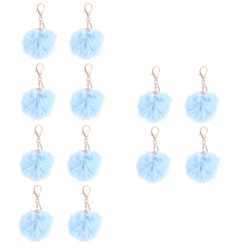 SOIMISS 12stücke Teiliges Schlüsselanhänger Mit Stilvollem Fuzzy- Und Blumen-Design Kreative Handtaschen-Ornamente Für Jeden Anlass Und Altersgruppe von SOIMISS