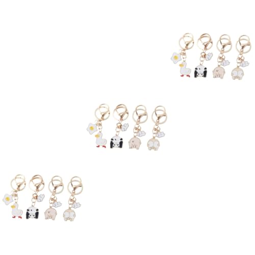 SOIMISS 12stücke Teiliges Adorable Animal Schlüsselanhänger Niedliche Wolken-Designs Für Taschen Schlüssel Dekorative Schlüsselanhänger Aus Hochwertigem Material Als Für von SOIMISS