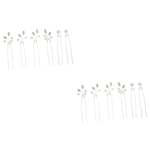 SOIMISS 12stücke Teiliges Perlen Haarnadeln Für Hochzeitsfrisuren Elegante U-förmige Haarspangen Für Bräute Brautjungfern Und Besondere Anlässe Hochwertiger Haarschmuck Komfortablem SOIMISS 12stücke Teiliges Perlen Haarnadeln Für Hochzeitsfrisuren Elegante U-förmige Haarspangen Für Bräute Brautjungfern Und Besondere Anlässe Hochwertiger Haarschmuck Komfortablem von SOIMISS