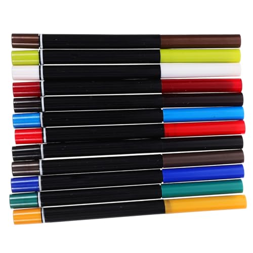 SOIMISS 12 Stück Augenbrauen und Eyeliner Stifte aus Holz Lidschattenstift in Verschiedenen Farben Make Up Tool für Damen Präzise Anwendung für Tägliches Augen Make Up von SOIMISS