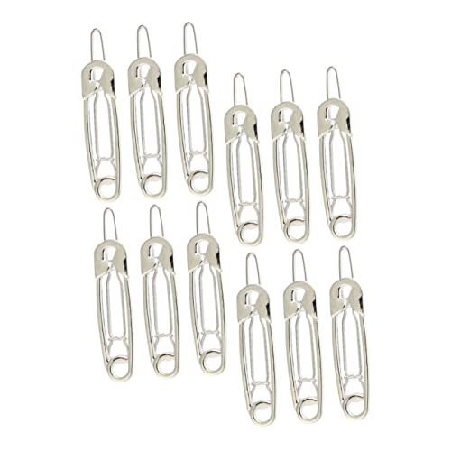 SOIMISS 12 Stück Teiliges Haarklammern für Mädchen und Damen Sicherer Sicherheitsnadel Design Langlebige Legierte Haarklammern Geeignet für Haartypen und Vielseitige Haarstyling von SOIMISS
