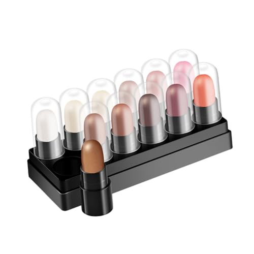 SOIMISS 12 Stück Teiliges Lidschatten Stift Wasserfest Cremig Schimmernd Langanhaltend Vielseitig Kombinierbar für Strahlendes Augen Make Up und Leuchtenden Highlighter SOIMISS 12 Stück Teiliges Lidschatten Stift Wasserfest Cremig Schimmernd Langanhaltend Vielseitig Kombinierbar für Strahlendes Augen Make Up und Leuchtenden Highlighter von SOIMISS