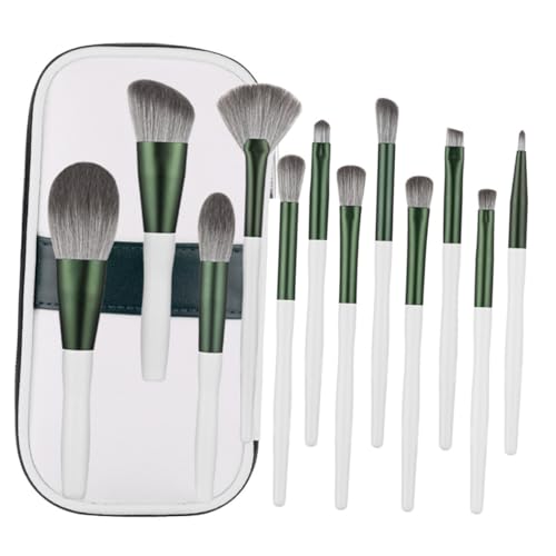 SOIMISS 12 Stück Teiliges Profi Make Up Pinselset mit Superweichen Borsten Langlebigen Holzgriffen Vielseitig für Puder Lidschatten Inklusive Praktischer Tragetasche für Makeup Einsteiger von SOIMISS