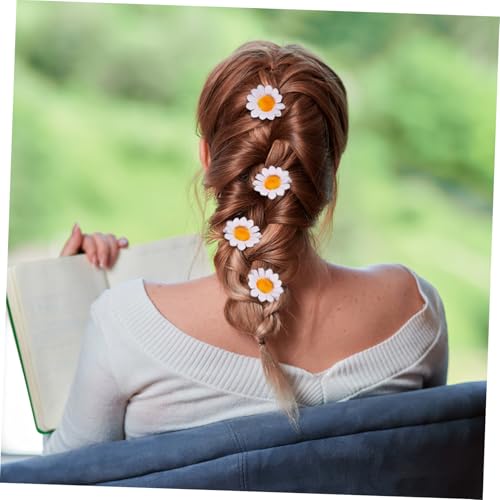 SOIMISS 12 Stück Teiliges Weiße Blüten Haarnadeln Förmige Haarspangen aus Langlebigem Material Einfach zu Befestigen für Damen und Mädchen Vielseitig Einsetzbar für Verschiedene Frisuren von SOIMISS