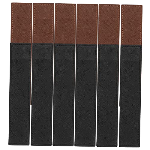 SOIMISS 12Stücke Teiliges Leder Stifthalter Eleganter Stiftkoffer für Stifte und Bleistifte Praktische Aufbewahrung für Büro und Reisen von SOIMISS