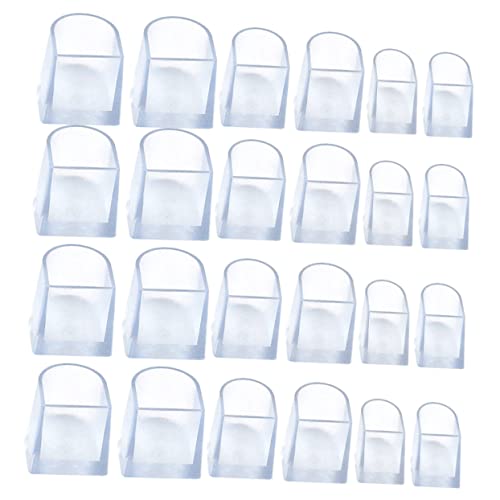 SOIMISS 12paare Transparenter Schuhabsatzschutz Aus High Heels Cover Schuhabsatzschutz Für Damen Anti-rutsch Ferse Protector Kältebeständigkeit Und Verschleißfestigkeit von SOIMISS