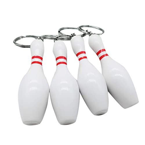SOIMISS 12st Schlüsselanhänger Mini-Bowling-pins Bowling-Party Bowling Hängen Bowling- Für Kegler Schlüsselhalter von SOIMISS