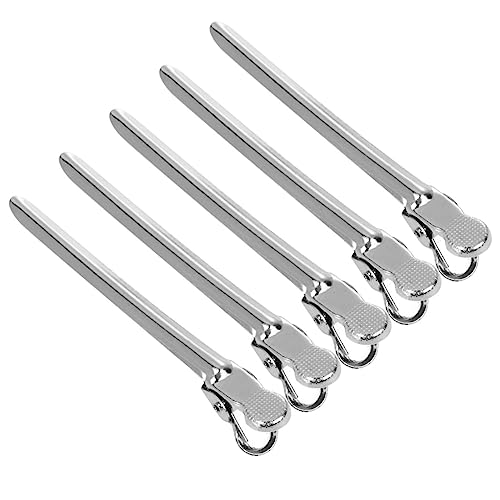 SOIMISS 12stücke Edelstahl Haarnadeln Mit Entenschnabelform Haarspangen Zum Abteilen Haarspange Für Frauen Friseurspange Hitze Und Kältebeständig von SOIMISS