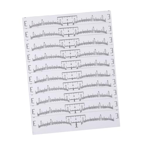 SOIMISS 130 Stück Einweg Augenbrauen Ruler Schablonen Transparente Mapping Aufkleber für Präzise Augenbrauen Make Up für Profis und Anfänger SOIMISS 130 Stück Einweg Augenbrauen Ruler Schablonen Transparente Mapping Aufkleber für Präzise Augenbrauen Make Up für Profis und Anfänger von SOIMISS