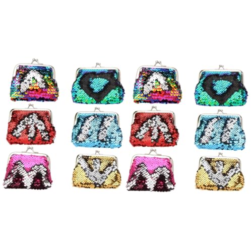 SOIMISS 14 STK Tasche mit Clipverschluss The Tote Bag for Women hochstihl Glitzernde Geldbörse Hochwertige Verarbeitung Kinder geldbörsen Münzbeutel Handytasche Portemonnaie von SOIMISS