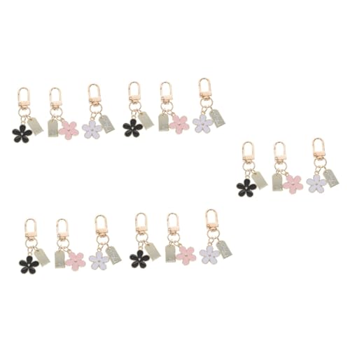 SOIMISS 15 STK Gänseblümchen Schlüsselanhänger Herz Charme Gänseblümchen-Schlüsselornament Quaste bescherung Weihnachten geldgeschenke Weihnachten Schlüsselanhänger Taschenanhänger von SOIMISS