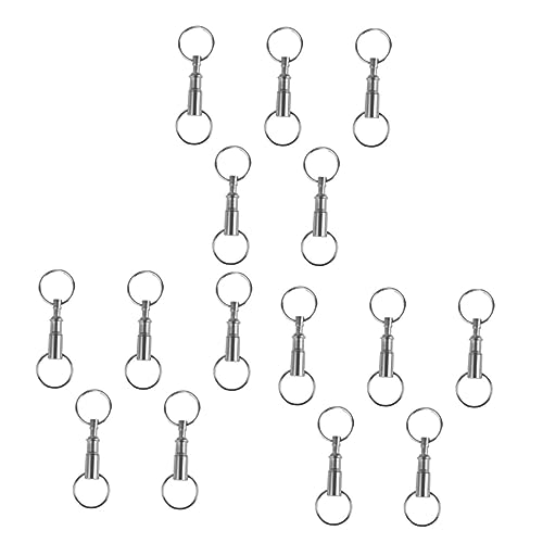 SOIMISS 15stücke Teiliges Abnehmbarer Doppelter Schlüsselanhänger Aus Eisen Kreatives Und Modisches Design Für Taschen Handys Und Autoschlüssel Perfektes Für Jeden Anlass von SOIMISS