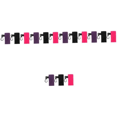 SOIMISS 15stücke Lippenbalsam Schlüsselanhänger Elastische Lippenstift Schutzhülle Praktisches Zubehör Für Handtaschen Gemischte Farben Für Unterwegs von SOIMISS