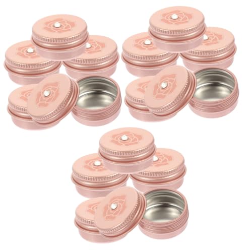 SOIMISS 15stücke Tragbare Lip Balm Dosen Mit Kristallen Für Cremes Und Salben Auslaufsicher Pro Dose Reisegröße Für Zuhause Und Unterwegs von SOIMISS