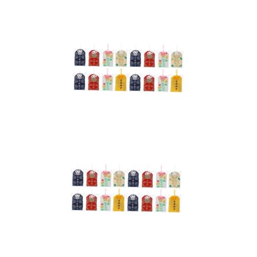 SOIMISS 16stücke Japanische Omamori Amulet Taschen Säckchen Bunten Designs Für Auto Geldbeutel Und Rucksack Traditionelle Segenssäckchen Für Gesundheit Und Wohlstand von SOIMISS