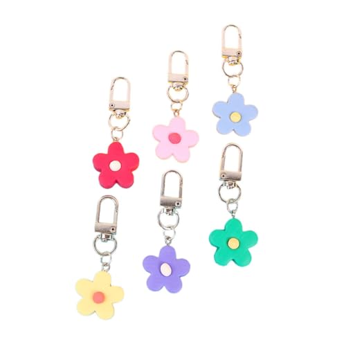 SOIMISS 18stücke Schlüsselanhänger Pendants Niedliche Blumen-hängedekoration Farben Accessoire Für Taschen Und Rucksäcke Perfektes Für Mädchen von SOIMISS