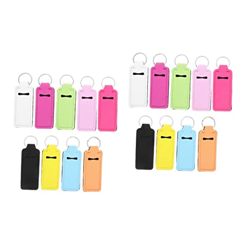 SOIMISS 18stücke Teiliges Aus Schutz-hülsen Für Lippenstift Bunte Schlüsselanhänger Für Lippenpflege Handlich Und Leicht Für Unterwegs Für Zuhause Und Büro von SOIMISS