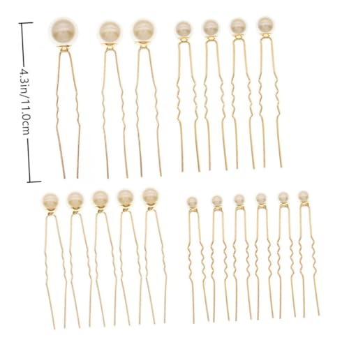 SOIMISS 18 Stück Teiliges Braut Haarschmuck mit Perlen U förmige Haarnadeln für Hochzeit Eleganter Schmuck für Braut und Brautjungfern Feine Legierung Vielseitig für Verschiedene Frisuren SOIMISS 18 Stück Teiliges Braut Haarschmuck mit Perlen U förmige Haarnadeln für Hochzeit Eleganter Schmuck für Braut und Brautjungfern Feine Legierung Vielseitig für Verschiedene Frisuren von SOIMISS