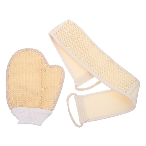 SOIMISS 1Satz Haushalts Peeling Badetuch und Duschhautreinigungshandschuh Teiliges für Effektive Hautpflege und Körperreinigung Geeignet für Zuhause und Schlafsaal Einfach von SOIMISS