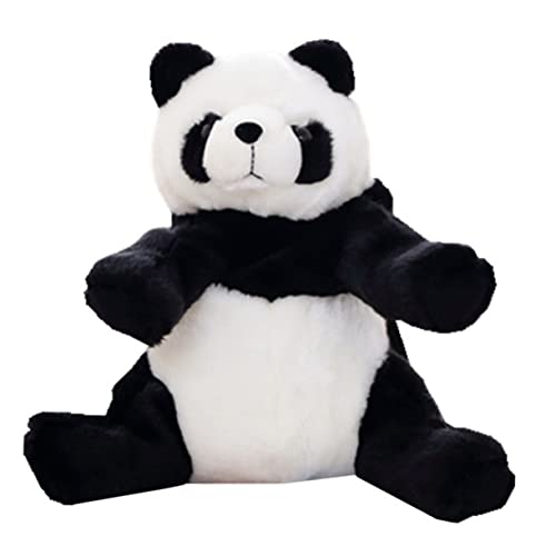 SOIMISS Panda Plüschtier Rucksack Für Junge Mädchen Entzückendes Tier-plüsch-Spielzeug-Rucksack Großer Aufbewahrungstasche Mit Metallreißverschluss Schwarz-weißes Design von SOIMISS