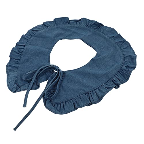 SOIMISS Abnehmbarer Damen-faltkragen Denim-halbhemdkragen Für Blusen Stilvoll Und Bequem von SOIMISS