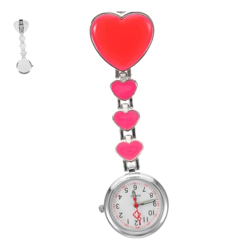 SOIMISS Hängende Uhr Mit Kreativem Design Personalisierte Modische Handuhr Für Arzt Und Krankenschwester Aus Langlebigen Materialien Gefertigt Zur Dekoration Von Krankenhauskliniken Rosig von SOIMISS