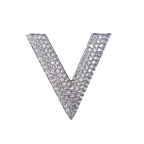 SOIMISS 1stück Förmige Brosche Mit Zirkon Unisex Dekorative Brustnadel Modisches Schmuckstück Für Kleidung Und Accessoires von SOIMISS