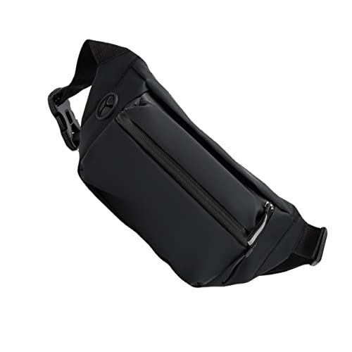 SOIMISS 1stück Praktische wasserdichte Herren Hüfttasche Für Outdoor-aktivitäten Verstellbare Gürteltasche Für Reisen Sport Und Freizeit Leichte Und Tragbare Bauchtasche Schwarz von SOIMISS