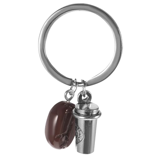 SOIMISS 1stk Kaffeebohne Schlüsselanhänger Lanyard-schlüsselanhänger Rucksack Geldbörse Armbänder Für Schlüsselanhänger Kaffeebohnenbeutel-anhänger Ring Fräulein Charme Modellieren Harz von SOIMISS