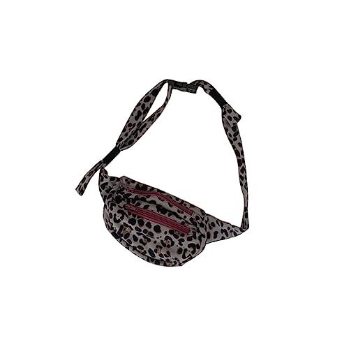 SOIMISS Gürteltasche Mit Leopardenmuster Plüsch-gürteltasche Für Mädchen Einkaufstasche Für Frauen Brusttasche Zum Tragen Kleine Tasche Für Schlüssel Und Lippenstift von SOIMISS
