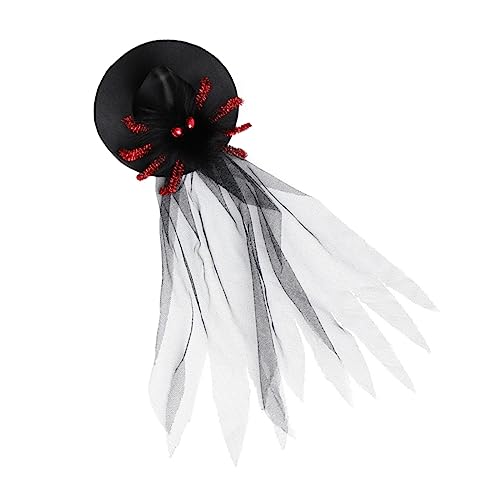 SOIMISS 1Stk Spinnenhut Haarnadel haarschmuck halloween haarspangen Performance accessories Bankett-Hut-Clip Hut Seitenclip Hutclip-Kopfbedeckung Kopfbedeckungen für Partyhüte Harzbohrer von SOIMISS