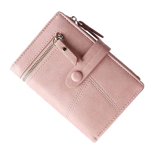 SOIMISS 1stück Pu Damen Geldbörse Mit Reißverschluss Tragbare Münztasche Für Kleingeld Und Karten Modischer Geldbeutel Tiefem Für Unterwegs von SOIMISS