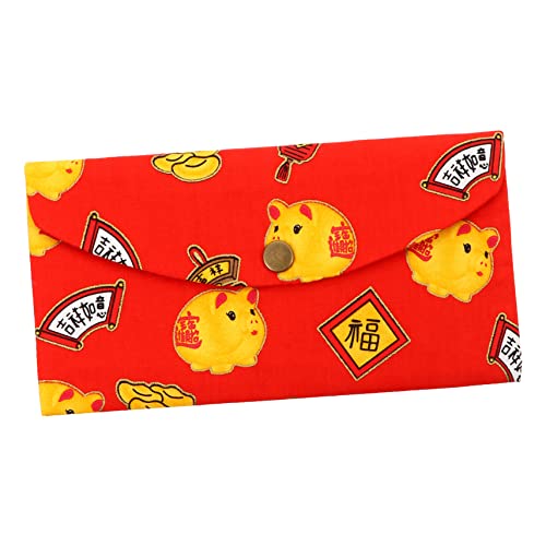 SOIMISS 1stück Retro Handytasche Für Neujahr Für Handy Und Geld Kreative Aufbewahrungstasche Design Mit Goldener Prägung Für Geldgeschenke von SOIMISS
