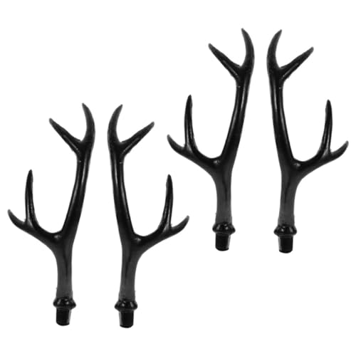 SOIMISS 2 Paar Künstliche Geweihe Hirsche Weihnachtsgeweihe Haarband Geweihe Getrocknete Baumzweige Geweihhorn Reifen Elchgeweih Cosplay Hörner Kopfbedeckung Cosplay von SOIMISS