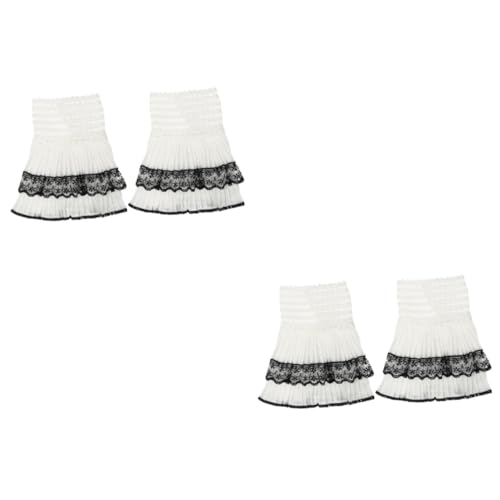 SOIMISS 2 Paar dekorative Manschetten abnehmbar falsch Manschetten aus schwarzer Spitze halloween costume halloween kleidung hochzeitsdeko Handgelenkmanschette für die Hochzeit Chiffon SOIMISS 2 Paar dekorative Manschetten abnehmbar falsch Manschetten aus schwarzer Spitze halloween costume halloween kleidung hochzeitsdeko Handgelenkmanschette für die Hochzeit Chiffon von SOIMISS