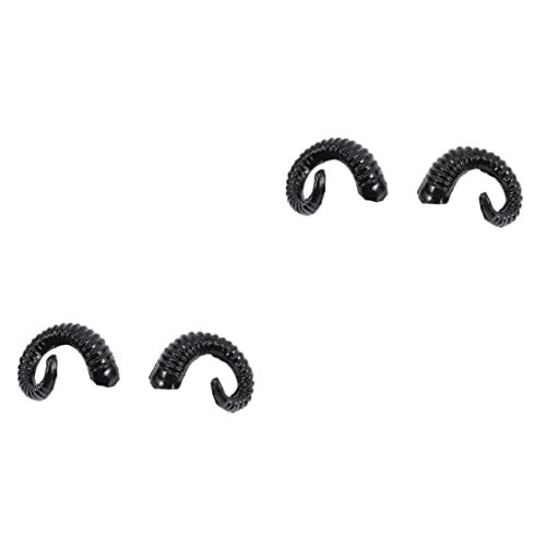 SOIMISS 2paare Schafhorn Kopfschmuck Realistische Cosplay Requisiten Für Halloween Feste Und Kostümpartys Leichtes Und Sicheres Design Für Einen Einzigartigen Look von SOIMISS