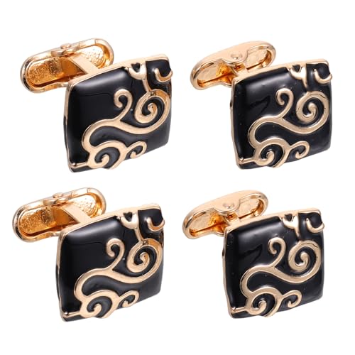 SOIMISS 2 Paare Vintage Manschettenknöpfe aus Zinklegierung Modische Rostfreie Shirt Cuff Nails Kreative Kleidung Deko Langlebige Einfache Farbgestaltung für Hemden Anzüge DIY von SOIMISS