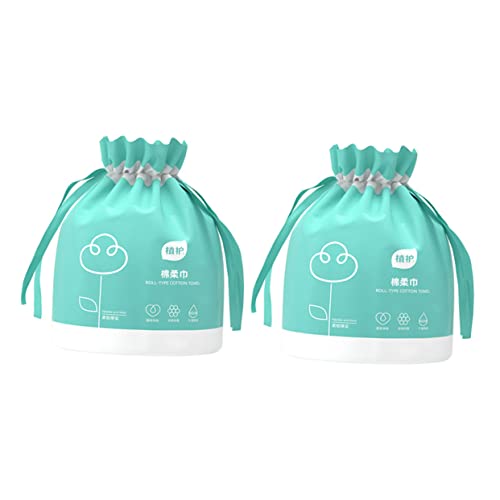 SOIMISS 2 Rollen Einweg Gesichtstücher 40 Stück/rolle Hypoallergen Für Gesichtsreinigung Make up Entferner Für Reisen Und Sport von SOIMISS
