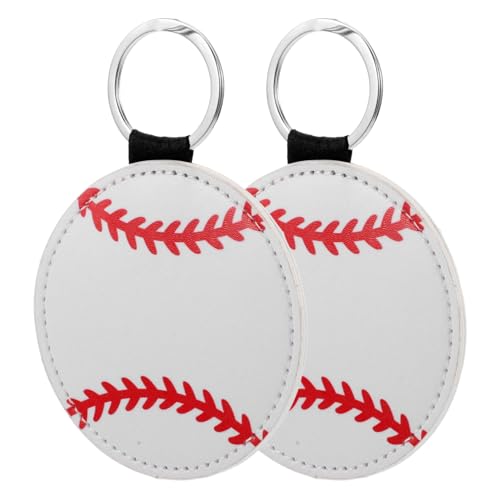 SOIMISS 2stücke Baseball Softball Schlüsselanhänger Stylische Sportaccessoires Für Taschen Und Dekoration Für Sportliebhaber Und Fans von SOIMISS