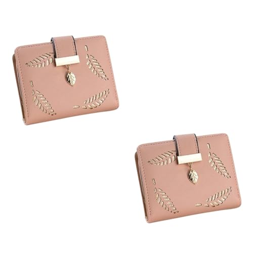 SOIMISS 2stücke Damen Mini Geldbörse Pu Material Reißverschluss Portemonnaie Für Münzen Und Scheine Für Schule Arbeit Und Alltag Kompakt Für Taschen Und Handtaschen von SOIMISS