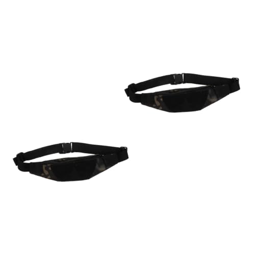 SOIMISS 2stücke Sportliche Bauchtasche Für Männer Und Frauen Verstellbare Gürteltasche Mit Wasserdichtem Design Für Jogging Fitness Und Outdoor-aktivitäten Handy Und Zubehörfach von SOIMISS