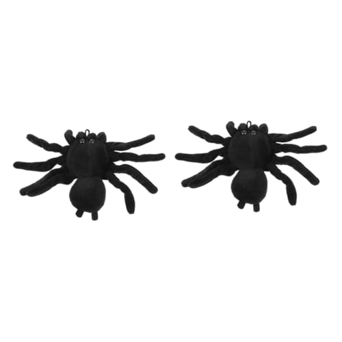 SOIMISS 2stücke Halloween Plüschspinne Deko Lustiges Hängend Ornament Für Halloween Party Als Wand Oder Türdekoration Praktisches Für Gruselfreunde Und Spaßvögel von SOIMISS