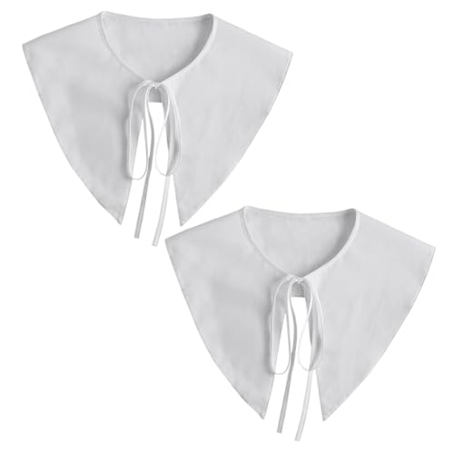 SOIMISS 2 STÜCK Abnehmbarer Damen Kragen Baumwolle Sanft Komfortabel Stylischer Spitzkragen Design Frühling Herbst Für Blusen Pullover Modischer Fake Collar Shirt Einsatz von SOIMISS