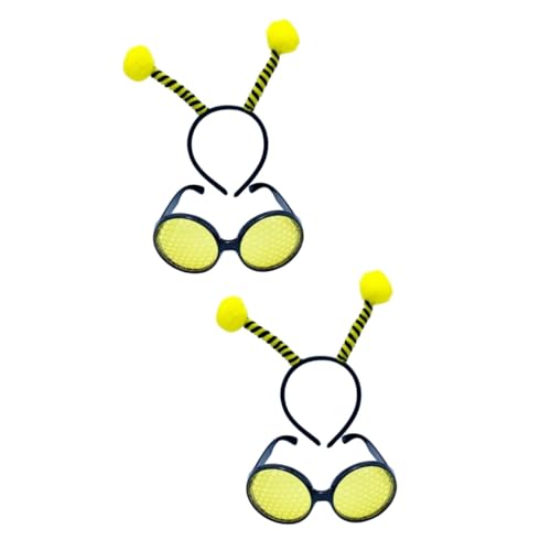 SOIMISS 2sätze Bienen Kostümset Mit Stirnband Und Brille Teiliges Für Halloween Karneval Und Weihnachtsfeiern Cartoon Biene Haarband Und Sonnenbrille Für Erwachsene SOIMISS 2sätze Bienen Kostümset Mit Stirnband Und Brille Teiliges Für Halloween Karneval Und Weihnachtsfeiern Cartoon Biene Haarband Und Sonnenbrille Für Erwachsene von SOIMISS
