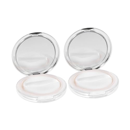 SOIMISS 2 Sätze Kompakte Lose Puderbox mit Elastischem Netz Feinem und Langlebig Leicht Tragbar Modisch für Präzises Make Up Puder Praktische Kosmetik Aufbewahrung für Damen von SOIMISS