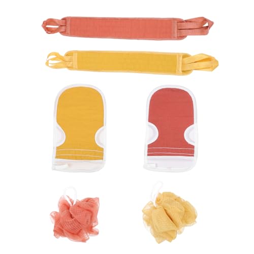 SOIMISS 2 Sätze Peeling Rückenschrubber mit Schaumbällen Langlebige Badetücher für Effektive Körperreinigung Unisex Komfortabel und Rutschfest Geeignet für Dusche und Badewanne von SOIMISS