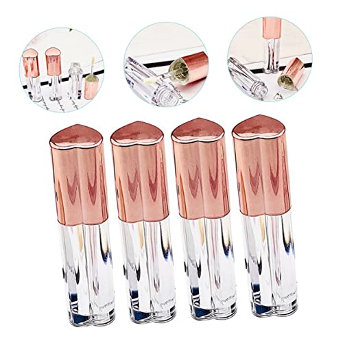 SOIMISS 2 Sätze Transparent Lip Gloss Tubes Leere Lippenpflegebehälter Mit Für Diy Lipgloss Reisegröße Auslaufsicher Für Kosmetik Lippenpflege 4 Stücke * 2 von SOIMISS